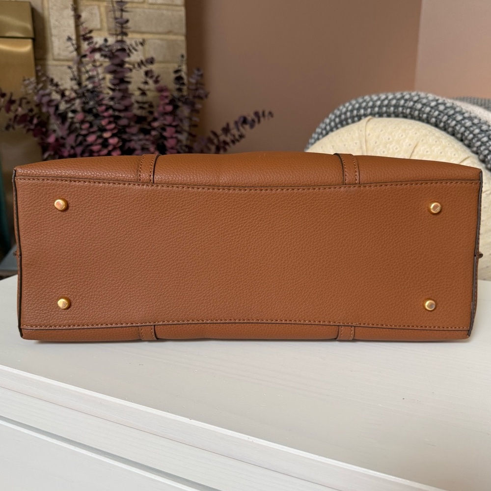Tory Burch Triple Compartment Perry Tote - Tan Leather - Picture 9 of 15